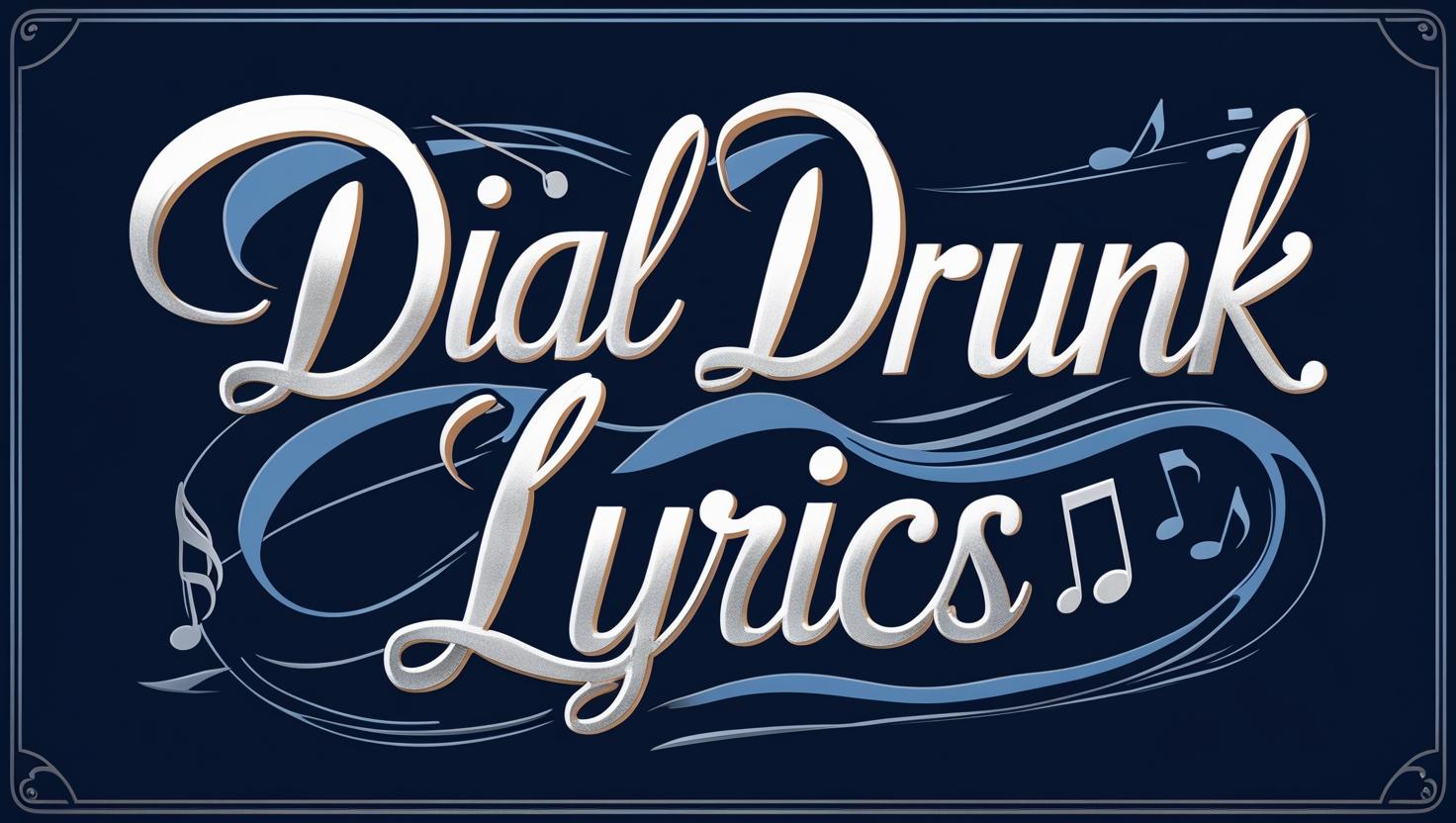 Dial Drunk Lyrics