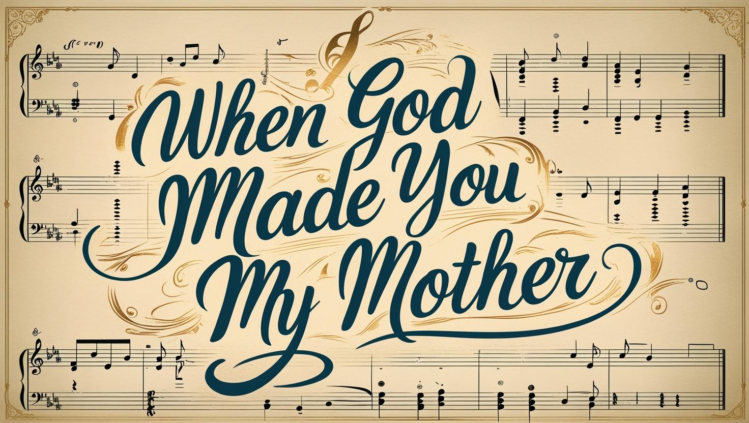 When God Made You My Mother