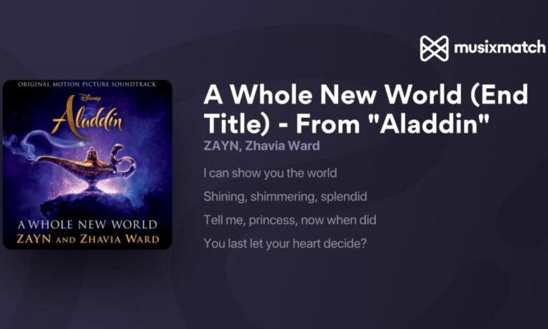 A Whole New World (Lyrics)