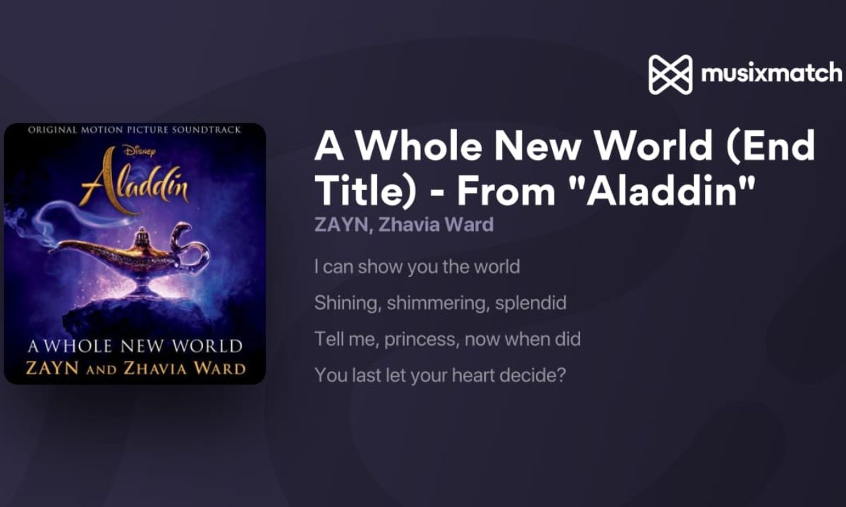 A Whole New World Lyrics