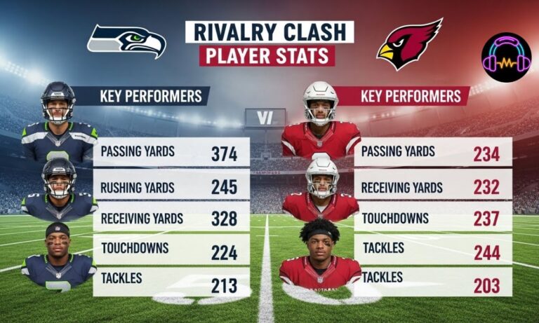 Seahawks vs Cardinals Match Player Stats: Key Performers in the Rivalry Clash